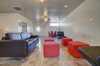 Living room at University Manor Apartments in Tucson, AZ